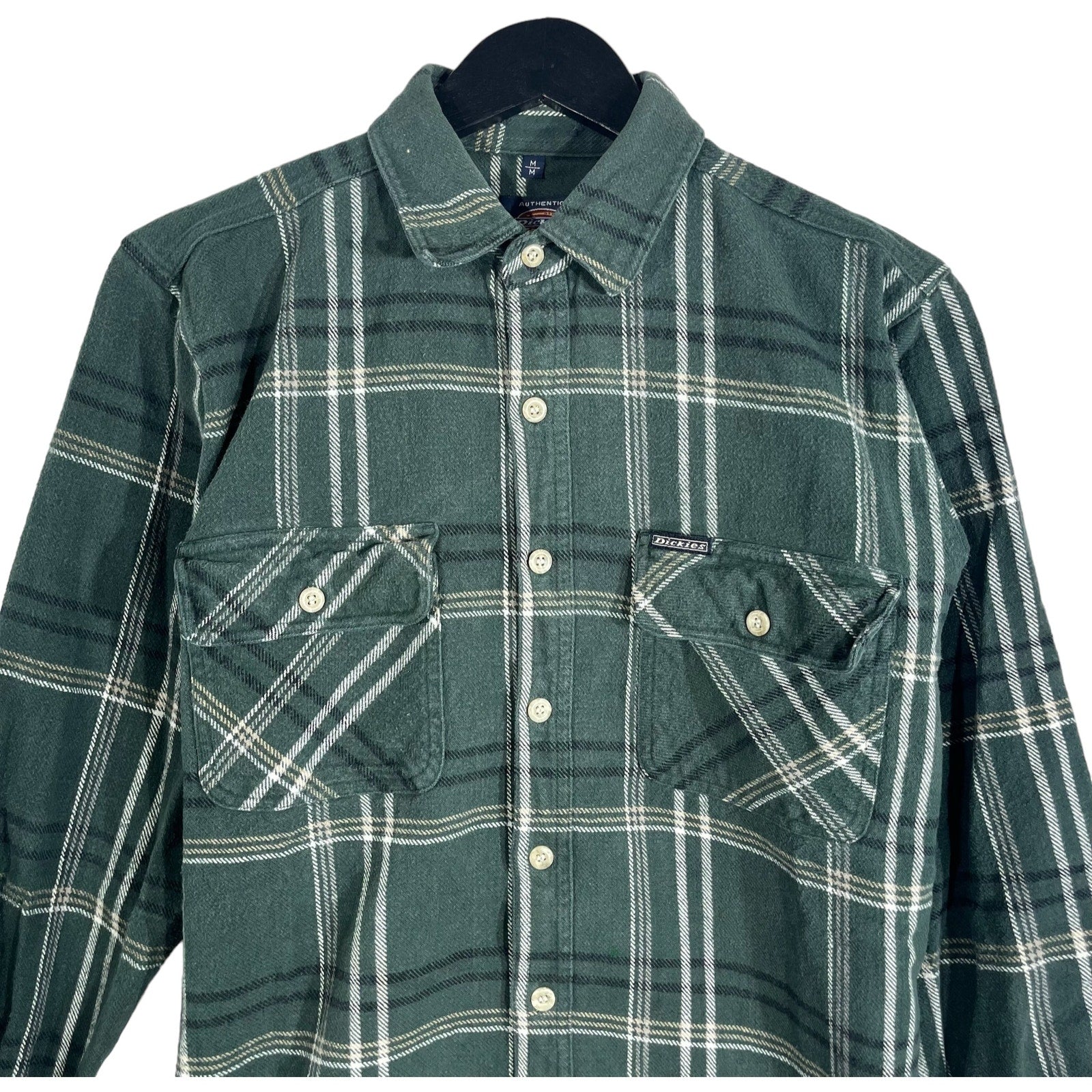 Collection of Dickies Plaid Long Sleeve Flannel in a gallery layout