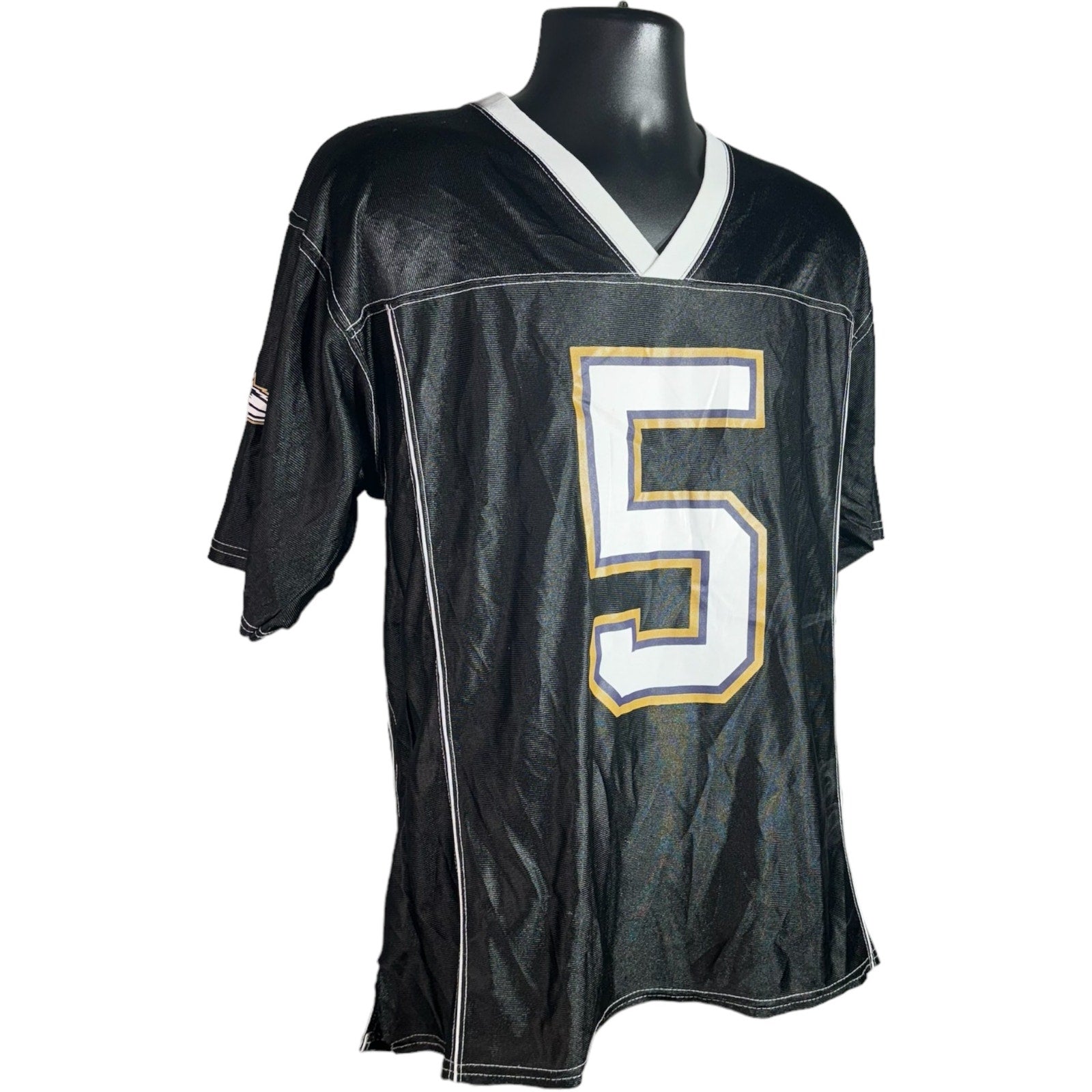 Collection of Baltimore Ravens #5 Joe Flacco NFL Jersey in a gallery layout