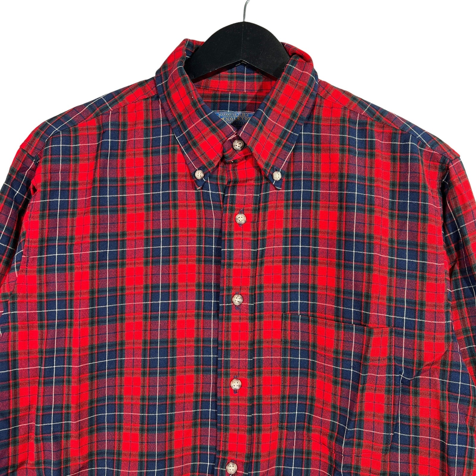 Collection of Vintage Pendleton Pure Virgin Wool Plaid Flannel in a gallery layout