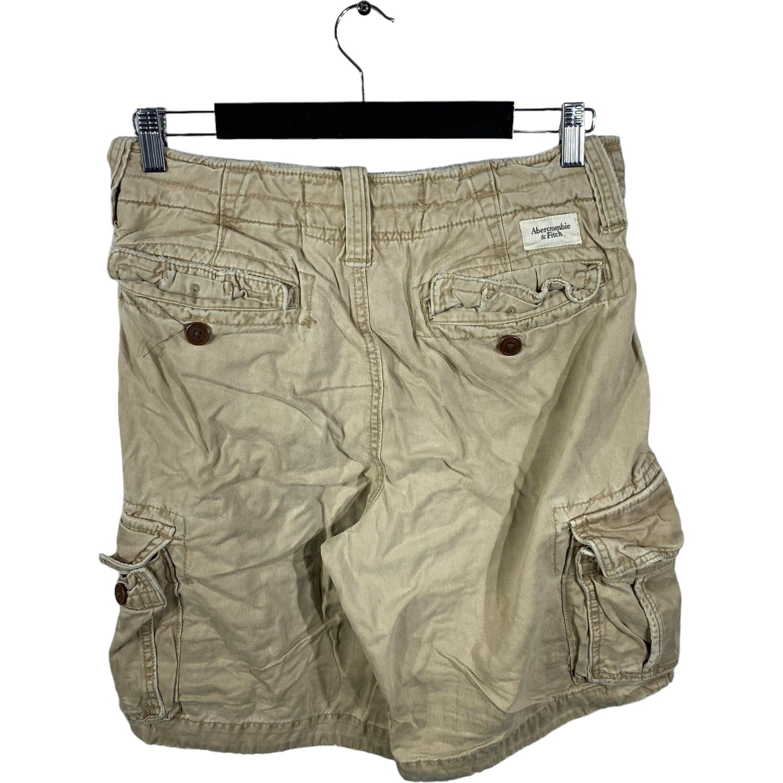 Collection of Abercrombie & Fitch Zip Fly Cargo Shorts in a gallery layout