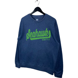 Collection of NFL Team Apparel Seattle Seahawks Crewneck in a gallery layout