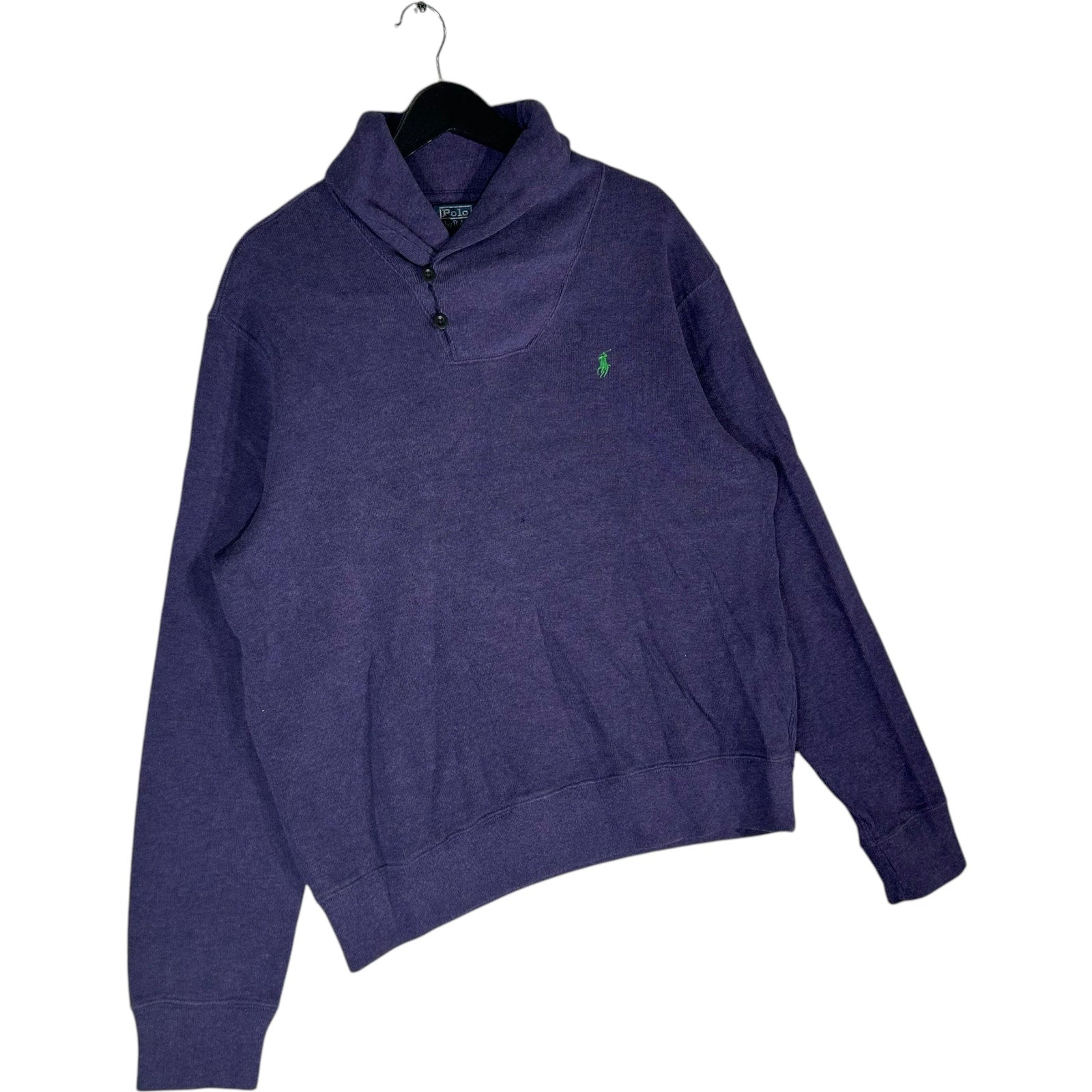 Collection of Polo Ralph Lauren Shawl Collar Sweater in a gallery layout