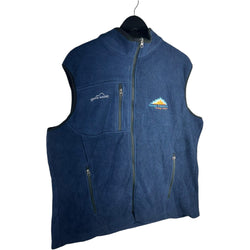 Collection of Eddie Bauer Navajo Transitional Company Fleece Vest in a gallery layout