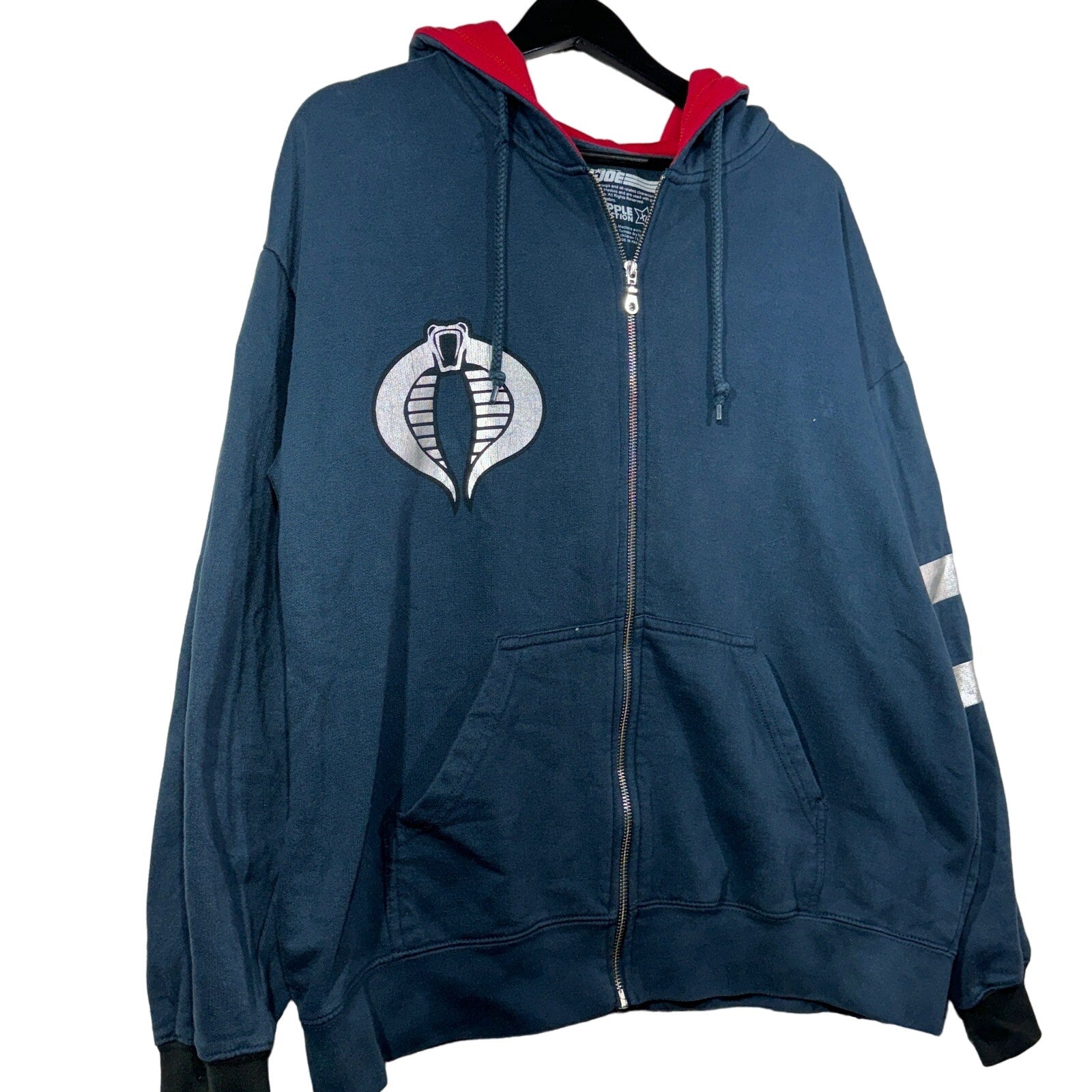 Collection of G.I. Joe Ripple Junction Full Zip Hoodie 2014 in a gallery layout