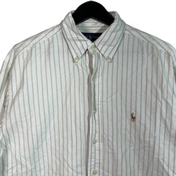 Collection of Vintage Polo Ralph Lauren Striped Button Down Dress Shirt in a gallery layout