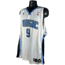 Collection of Adidas Orlando Magic Rashard Lewis #9 NBA Jersey in a gallery layout