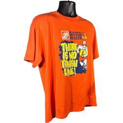 Collection of The Home Depot "There Is No Finish Line" Short Sleeve Tee in a gallery layout