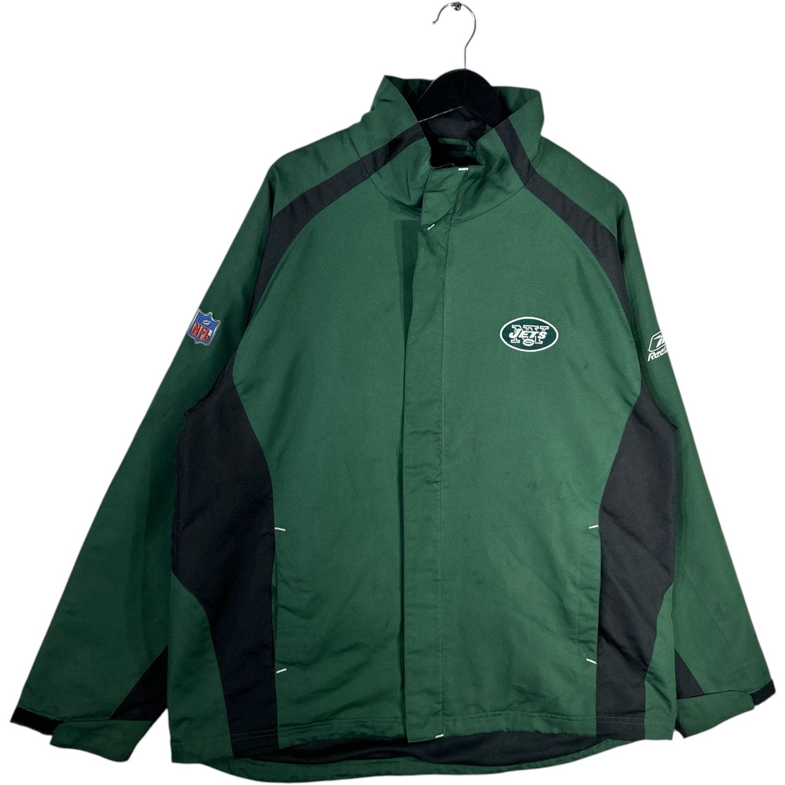Collection of Reebok New York Jets NFL Puffer Jacket in a gallery layout