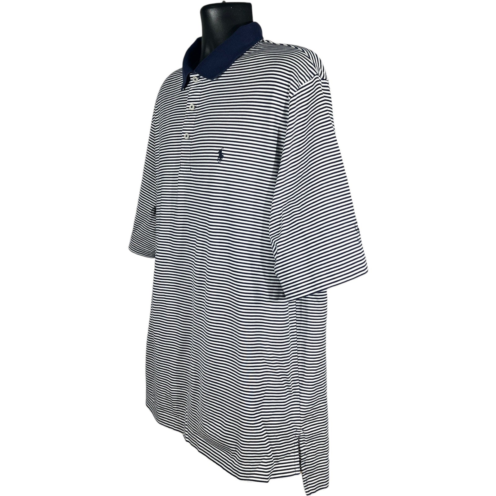 Collection of Polo Golf Striped Short Sleeve Polo in a gallery layout