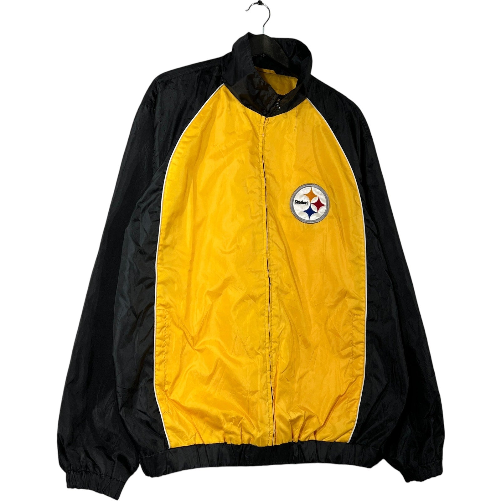 Collection of Pittsburgh Steelers NFL Full Zip Windbreaker in a gallery layout