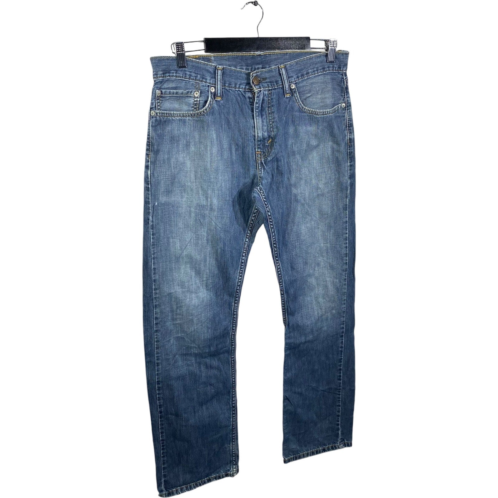Collection of Levi's Denim Straight Leg Jeans in a gallery layout