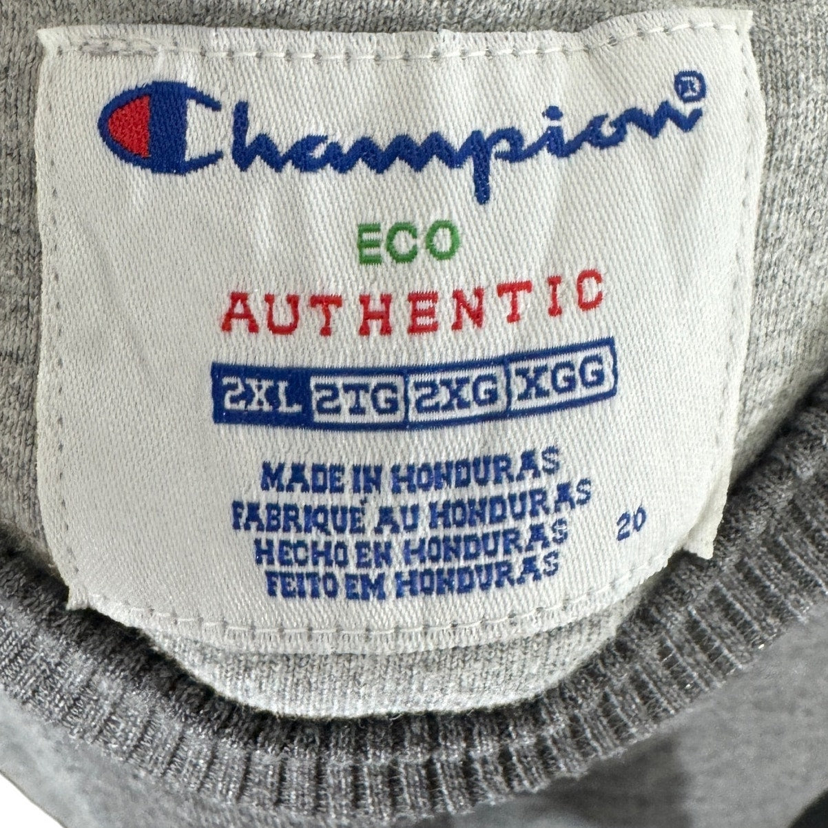 Collection of Champion Embroidered Pullover Crewneck in a gallery layout