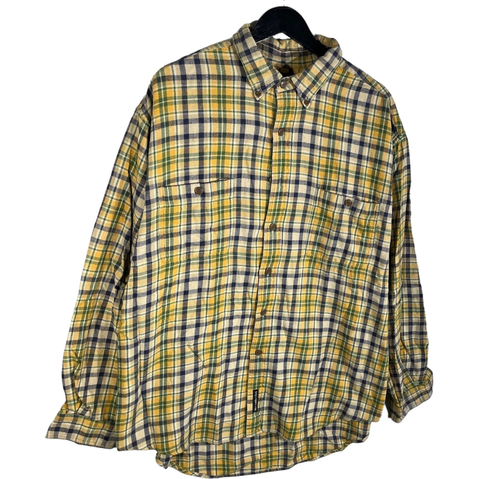 Collection of Abercrombie & Fitch Plaid Long Sleeve Flannel in a gallery layout