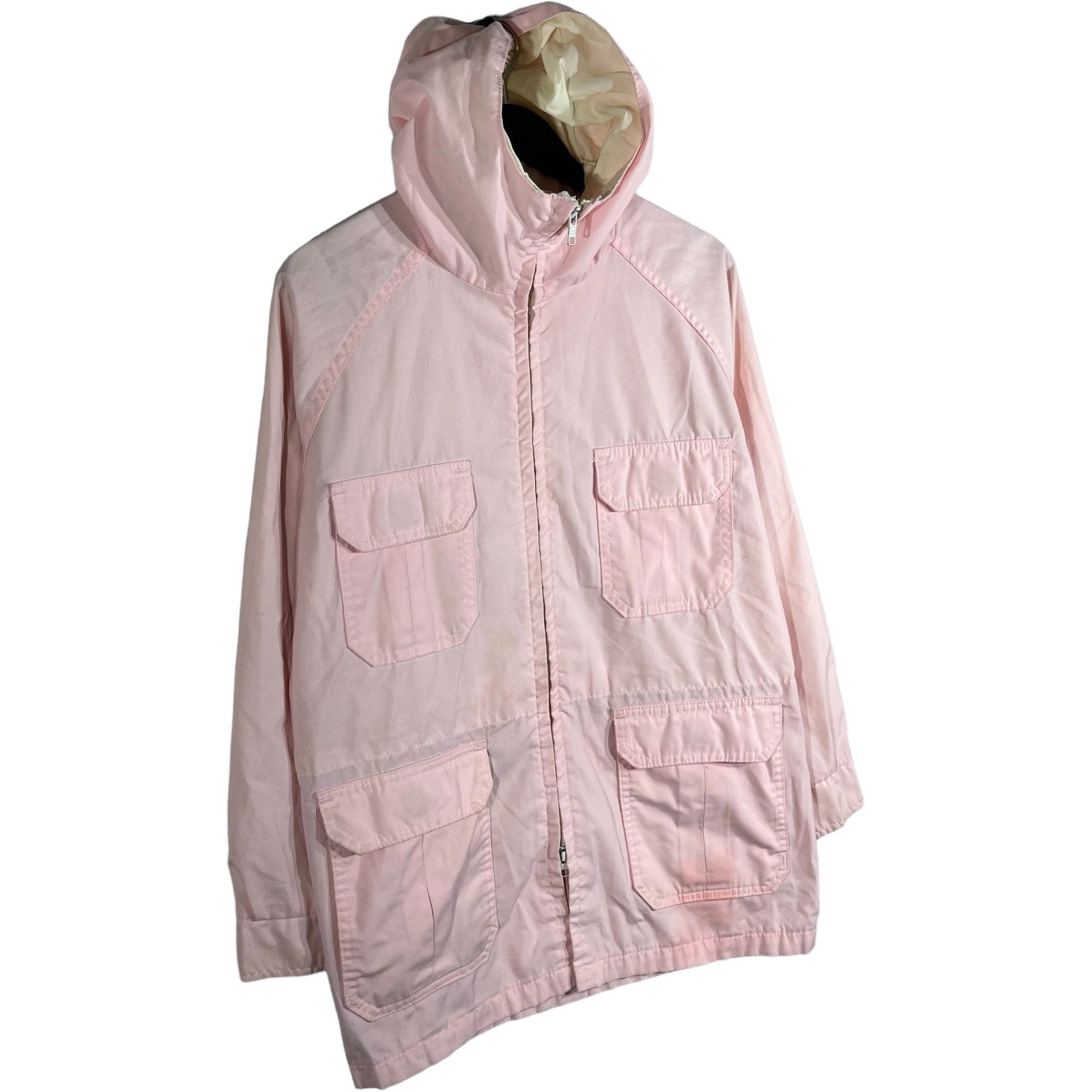 Collection of Woolrich Women Full Zip Nylon Hoodie Jacket in a gallery layout