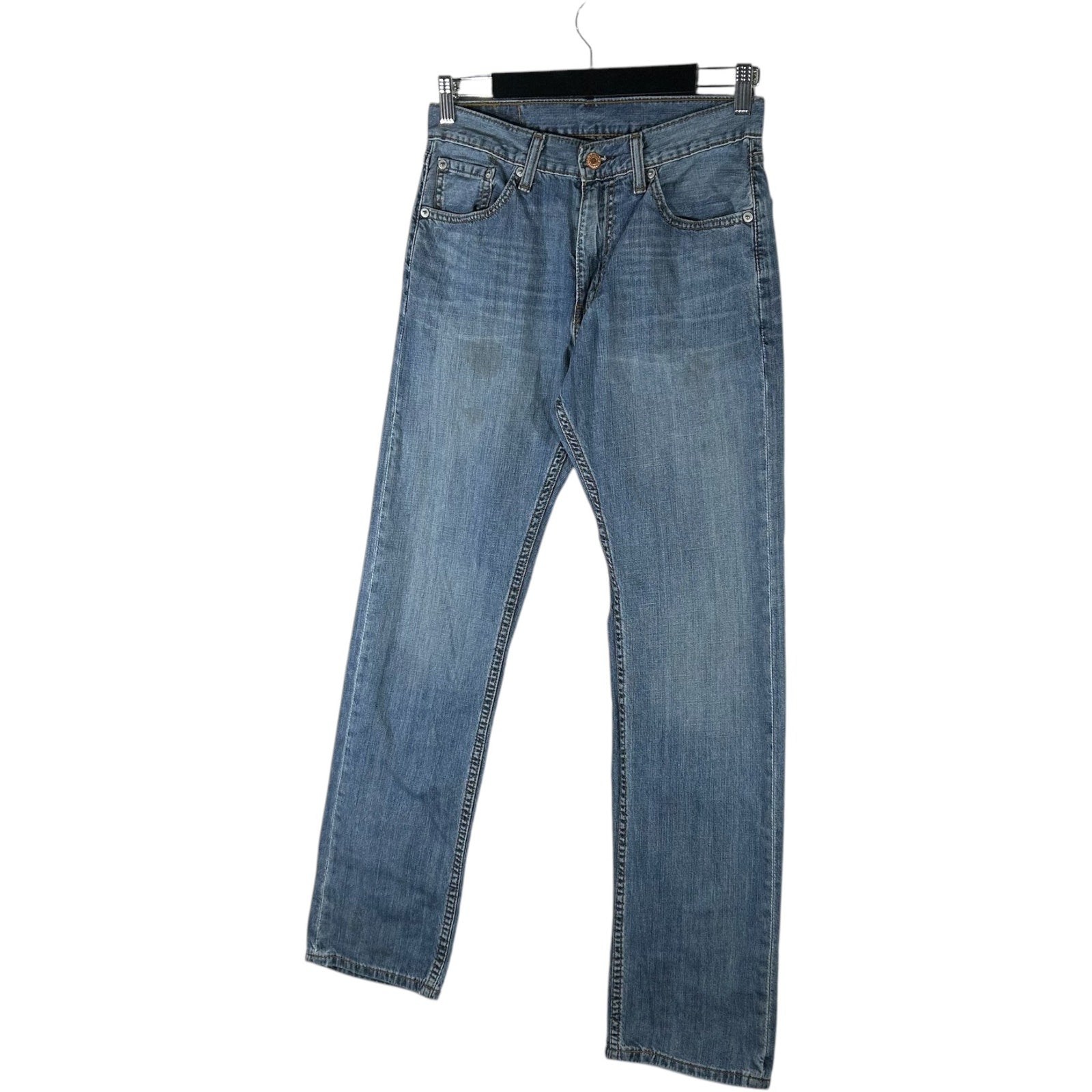 Collection of Levi's 505 Denim Wide Leg Jeans 30x30 in a gallery layout
