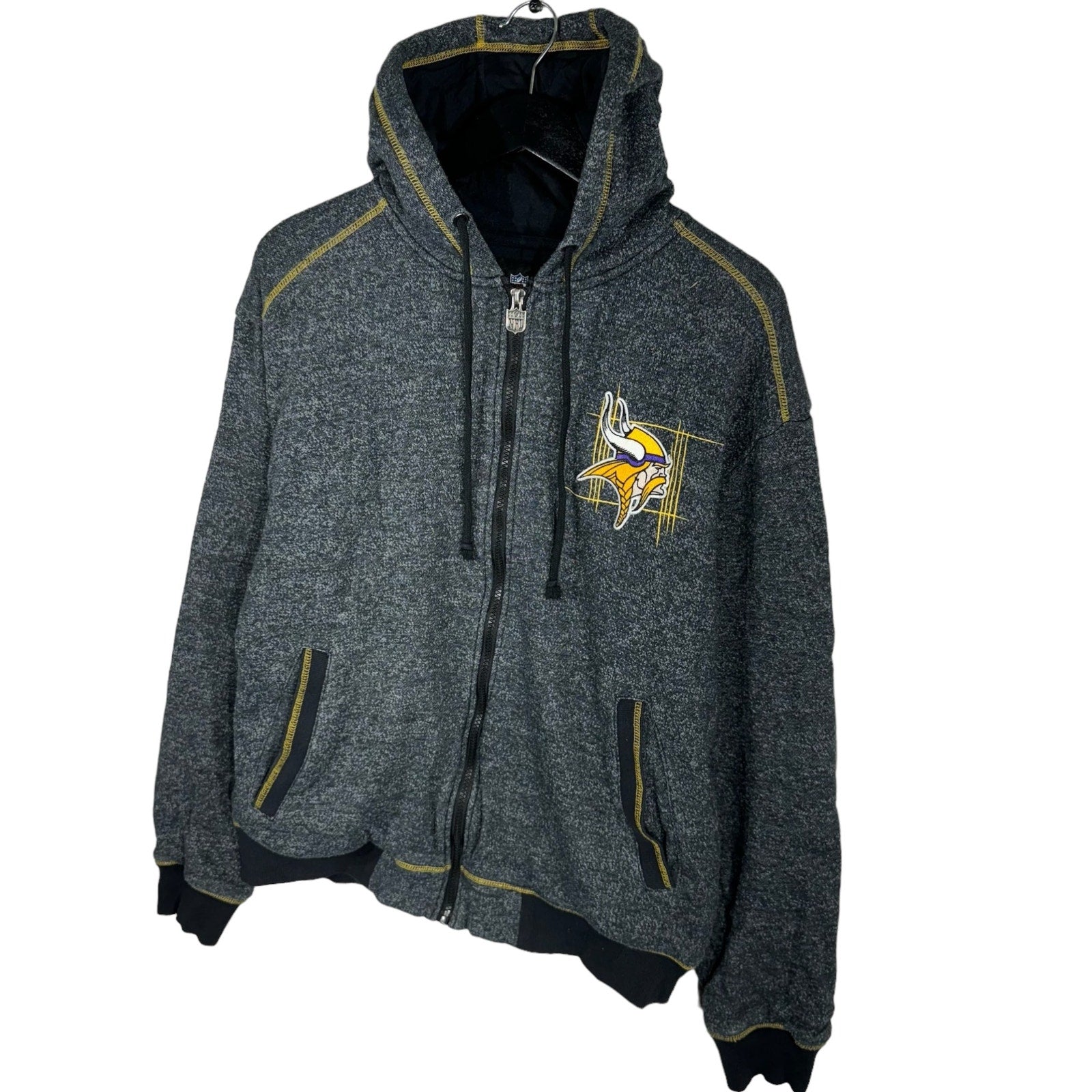 Collection of NFL Minnesota Vikings Full Zip Hoodie in a gallery layout