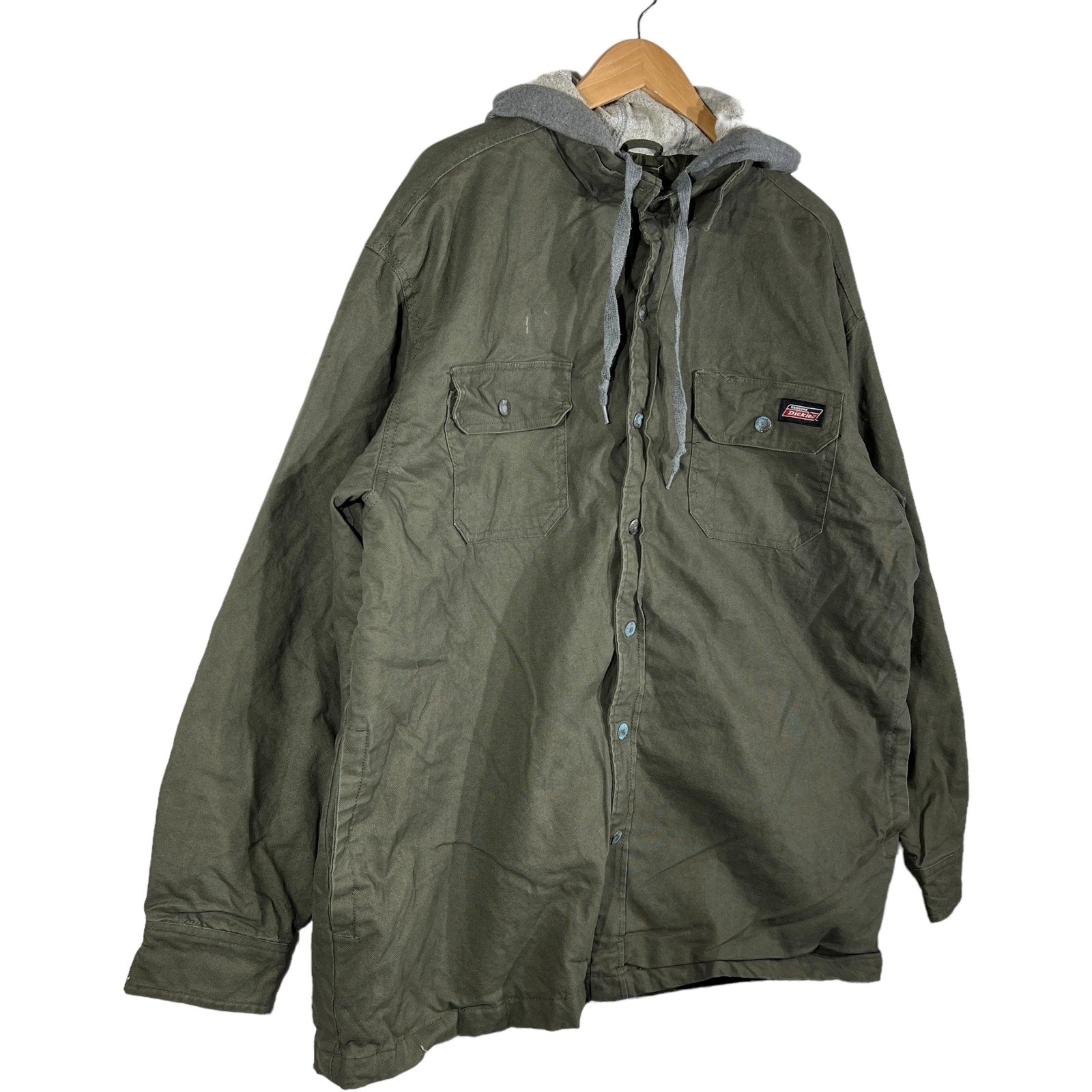 Collection of Dickies Hooded Workwear Button Up in a gallery layout