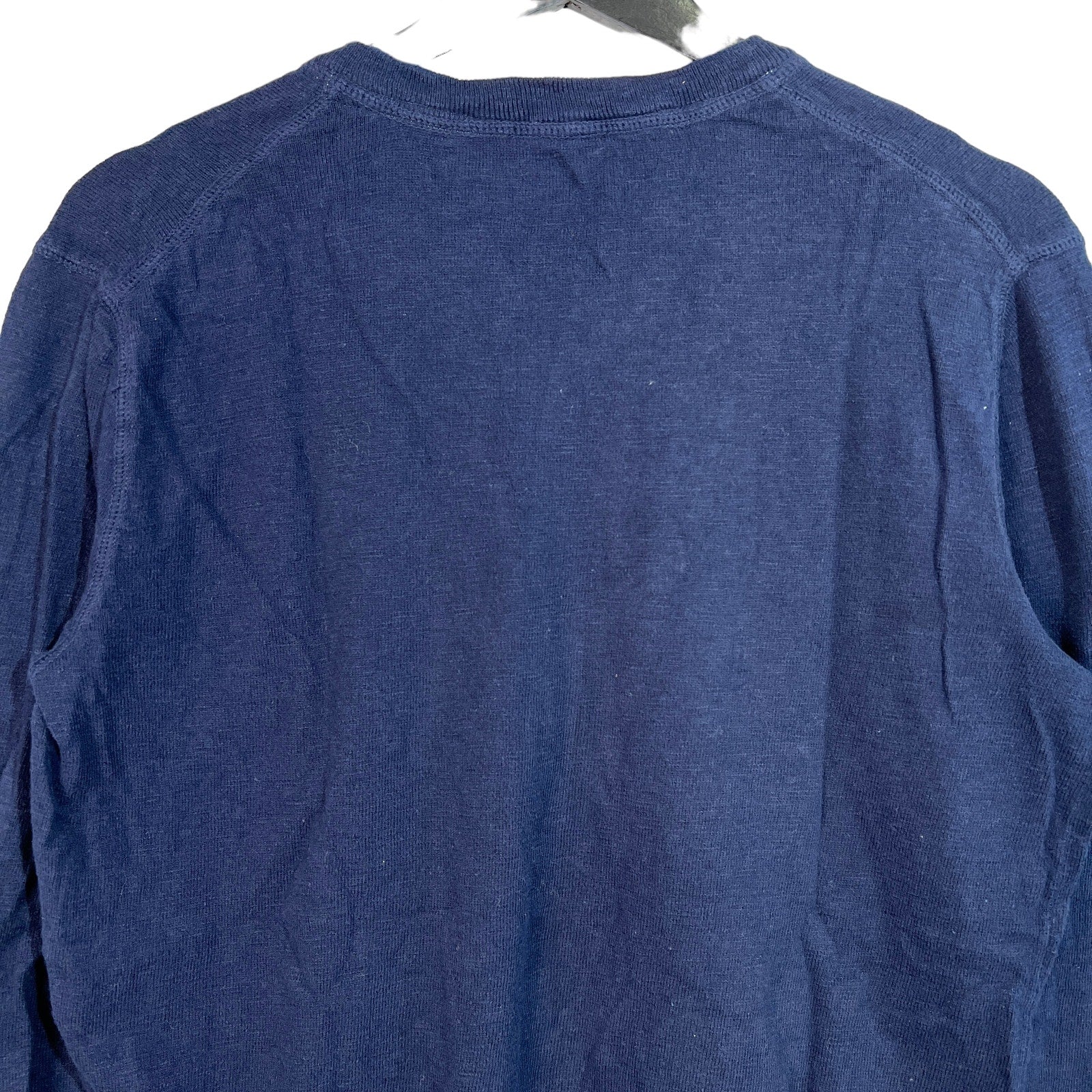 Collection of American Eagle Cotton V-Neck Sweater in a gallery layout