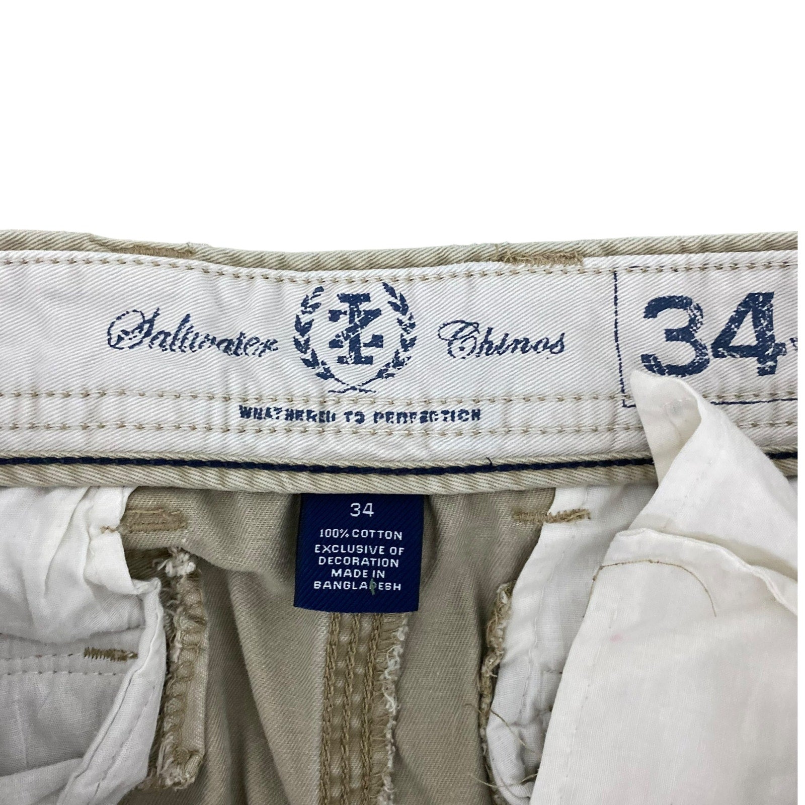 Collection of Zip Fly Cargo Tan Chinos Shorts in a gallery layout