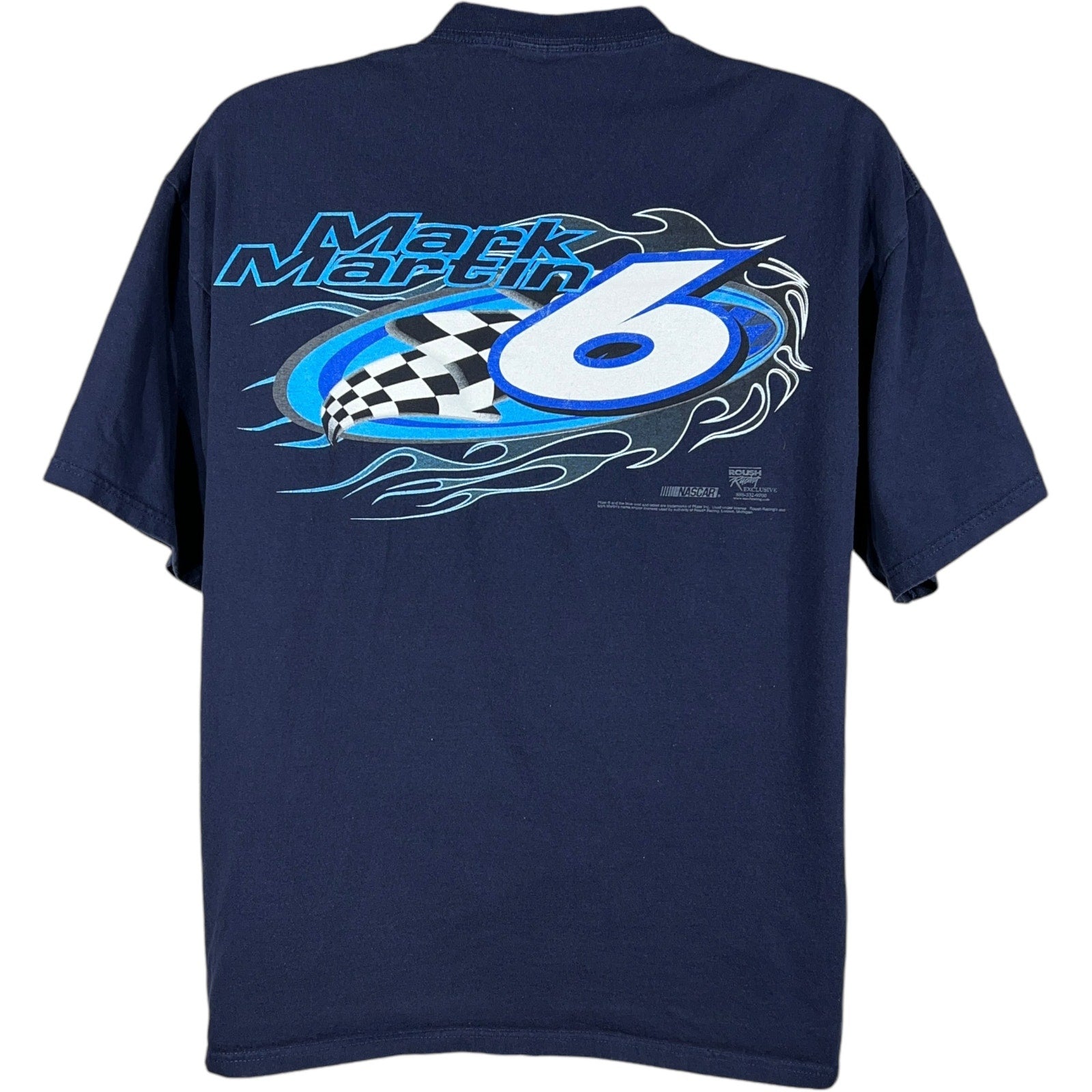 Collection of NASCAR Mark Martin #6 Racing Tee in a gallery layout