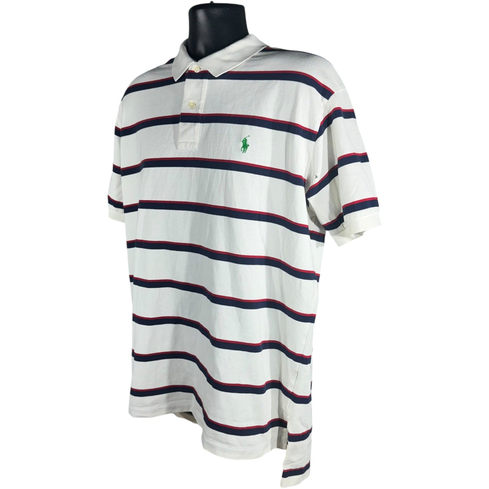 Collection of Polo Ralph Lauren Striped Short Sleeve Polo in a gallery layout