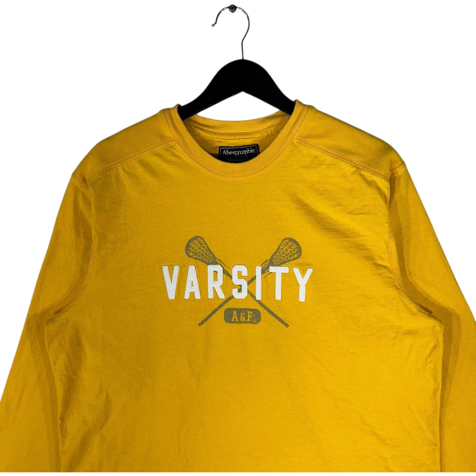 Collection of Abercrombie & Fitch Varsity Lacrosse Long Sleeve in a gallery layout