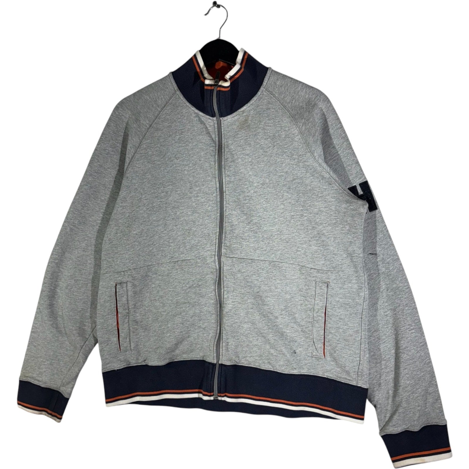 Collection of Tommy Hilfiger Arm Patch Full Zip Sweatshirt in a gallery layout