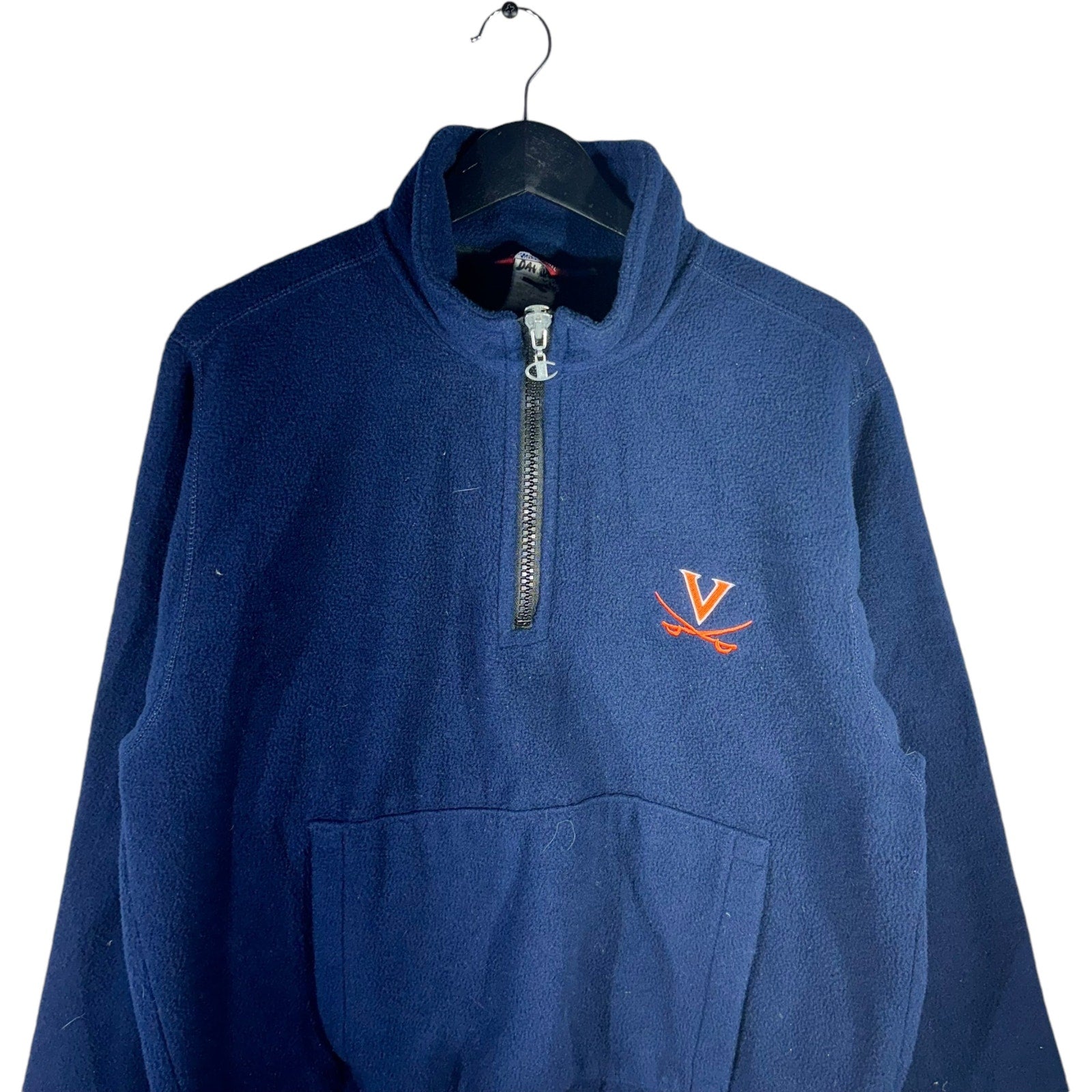 Collection of Champion University Of Virginia 1/4 Zip Fleece in a gallery layout