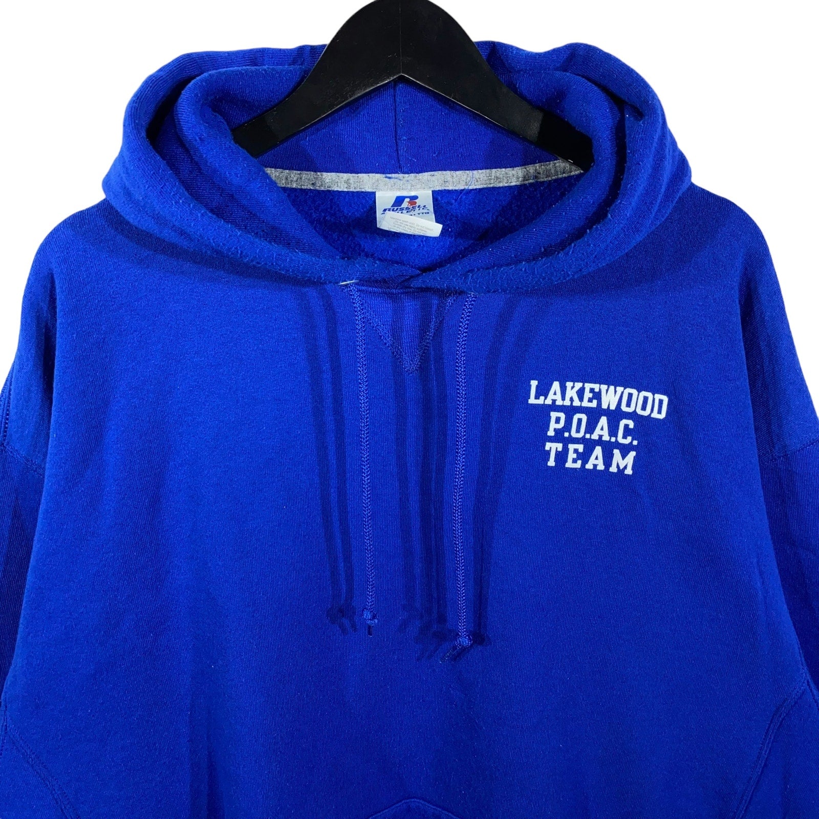 Collection of Russell Athletic Lakewood P.O.A.C Team Hoodie in a gallery layout