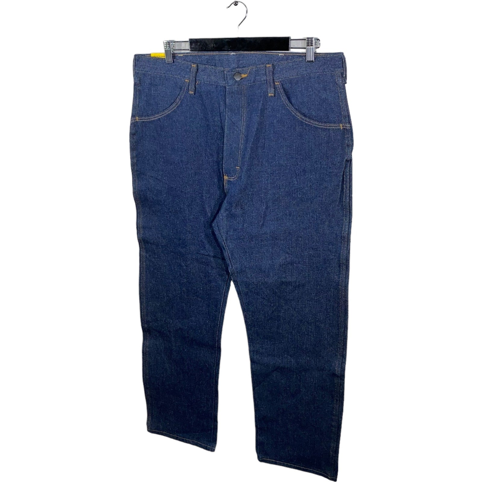 Collection of NWT Rustler Straight Leg Denim Jeans 38 x 30 in a gallery layout