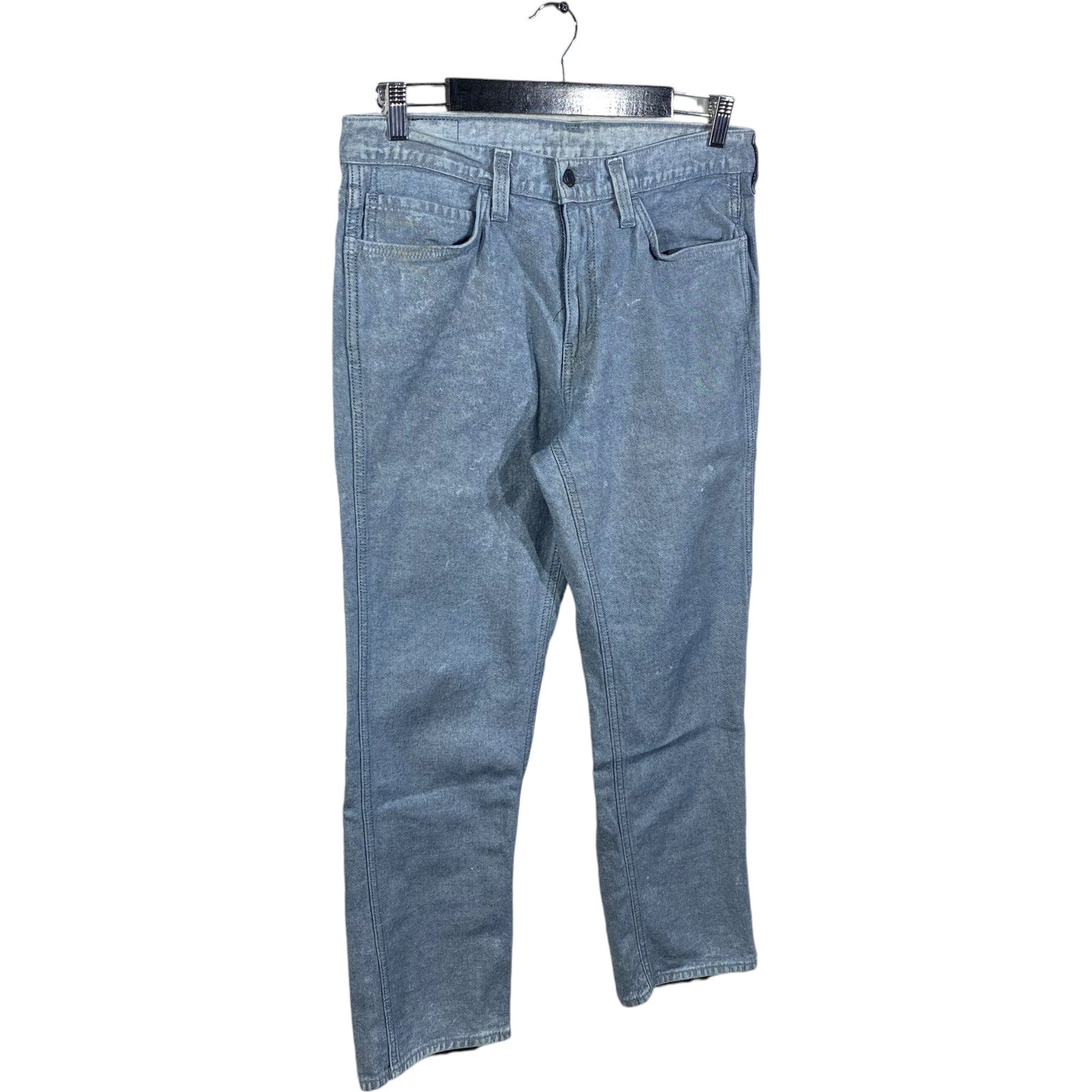 Collection of Levi's 541 Athletic Fit Straight Leg Denim Jeans 32 x 30 in a gallery layout