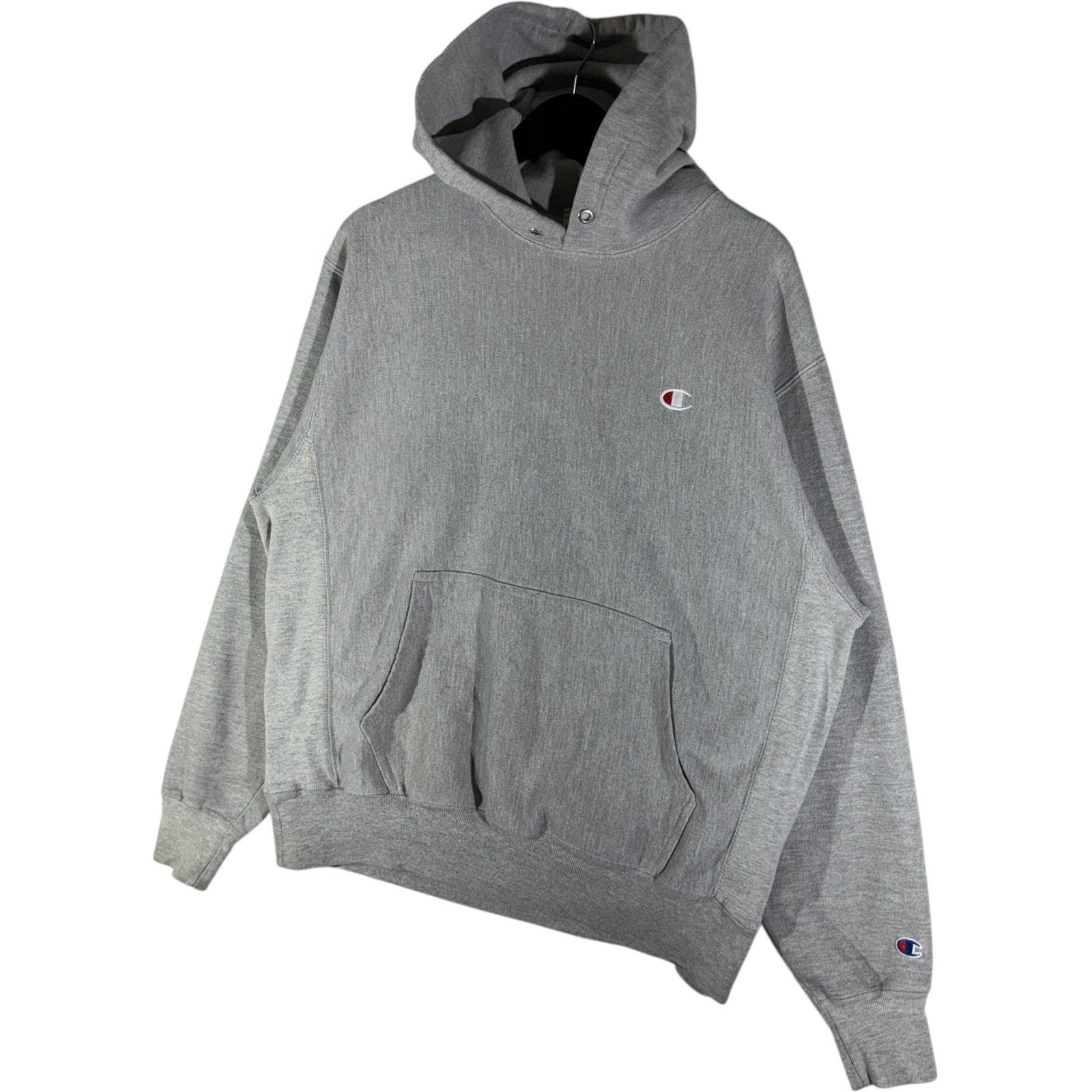 Collection of Champion Reverse Weave Mini Logo Hoodie in a gallery layout