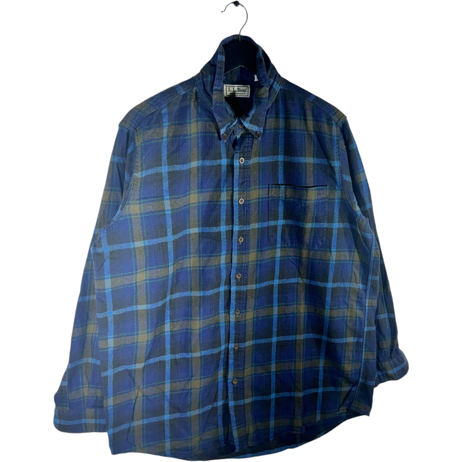 Collection of Vintage LL.Bean Plaid Flannel in a gallery layout