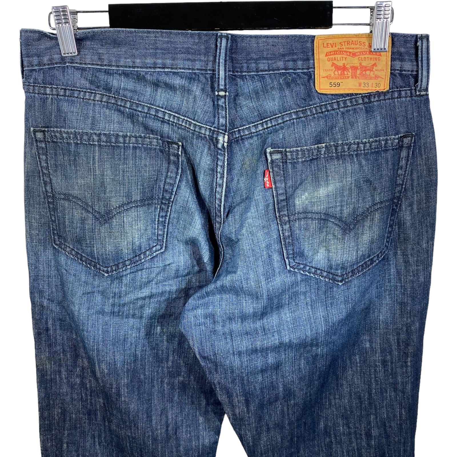 Collection of Levi's Denim Straight Leg Jeans 32x28 in a gallery layout