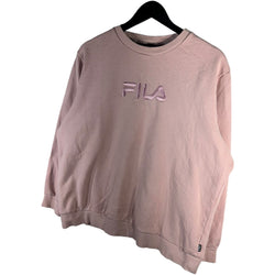 Collection of Women's FILA Embroidered Logo Crewneck in a gallery layout