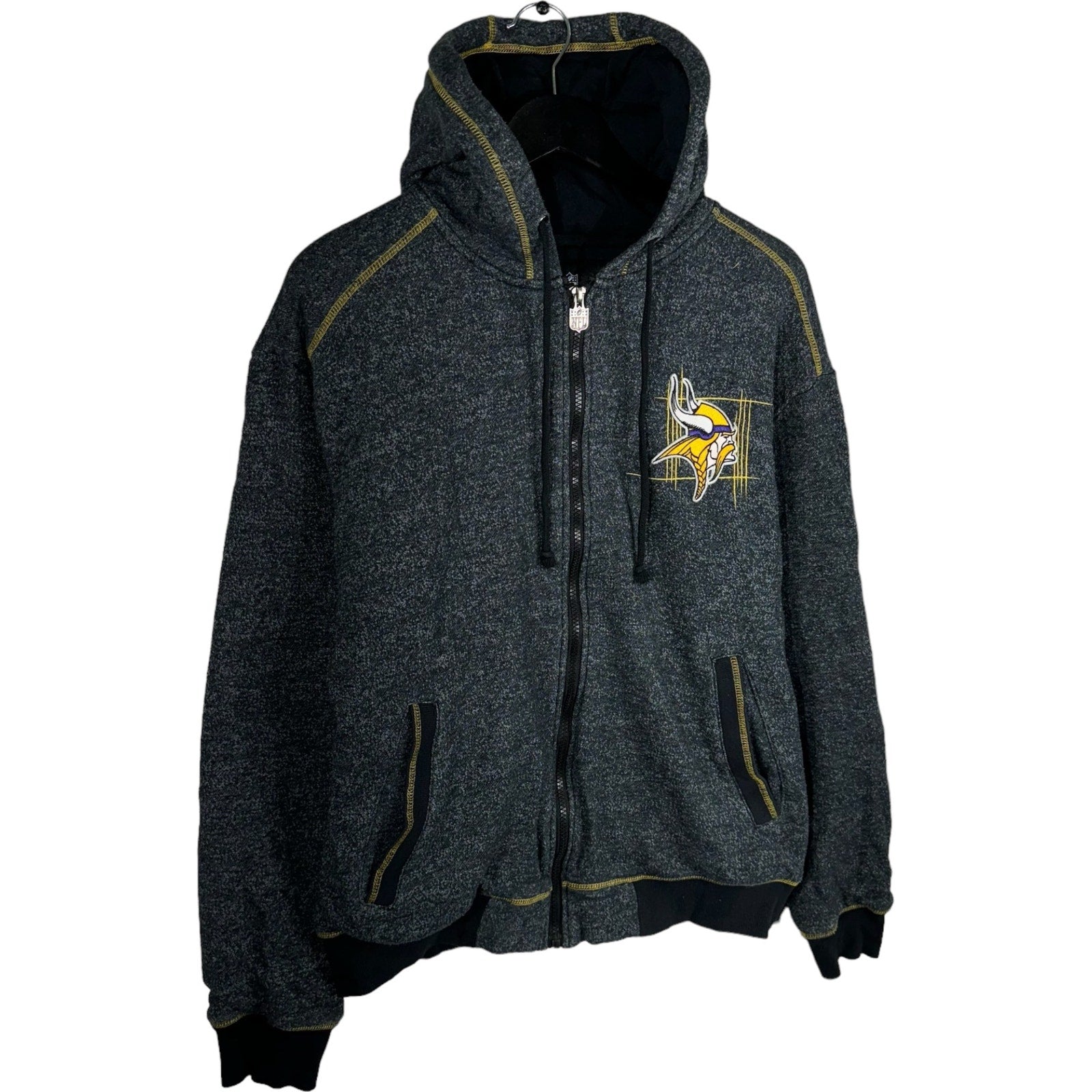 Collection of NFL Minnesota Vikings Full Zip Hoodie in a gallery layout