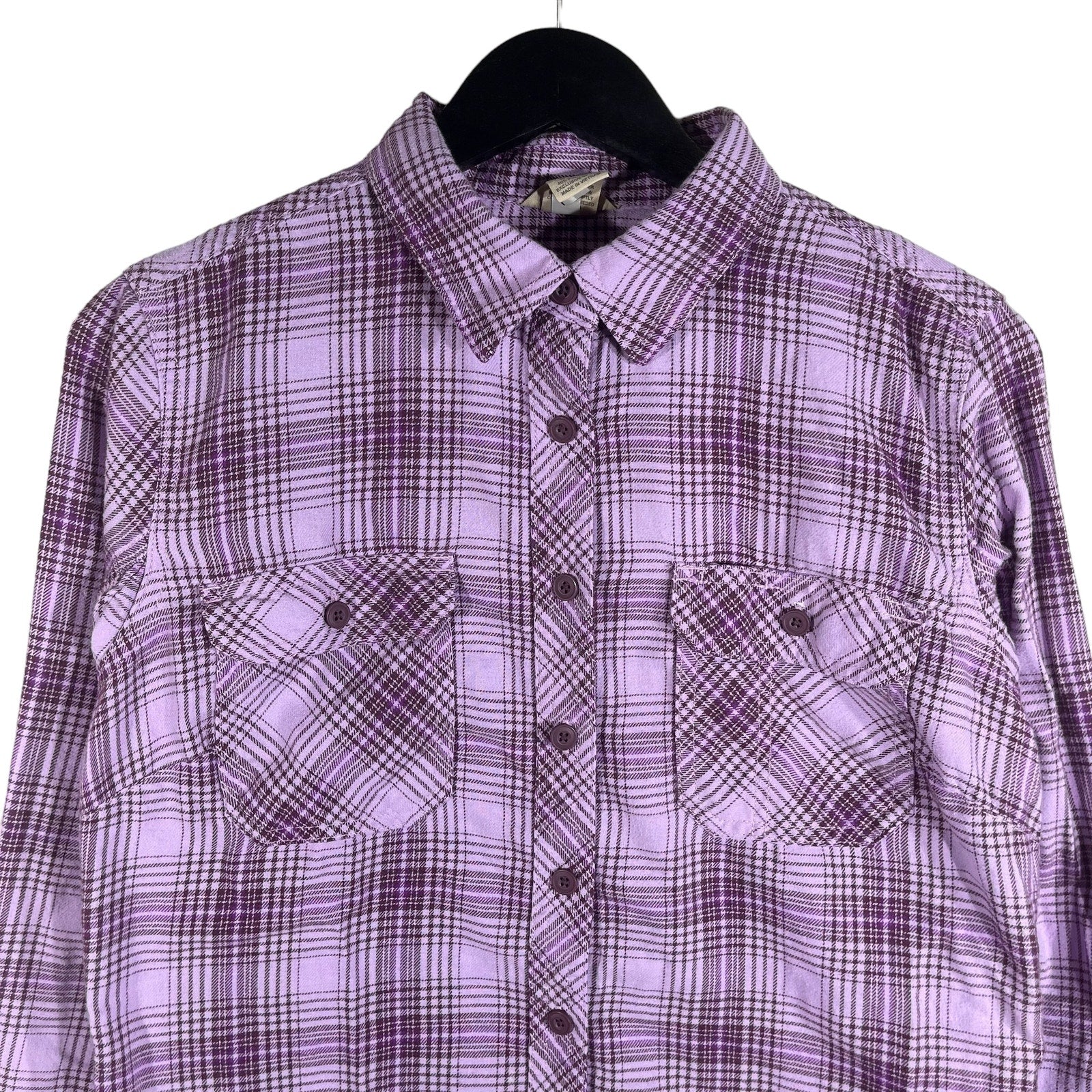 Collection of Duluth Trading Plaid Long Sleeve Flannel in a gallery layout