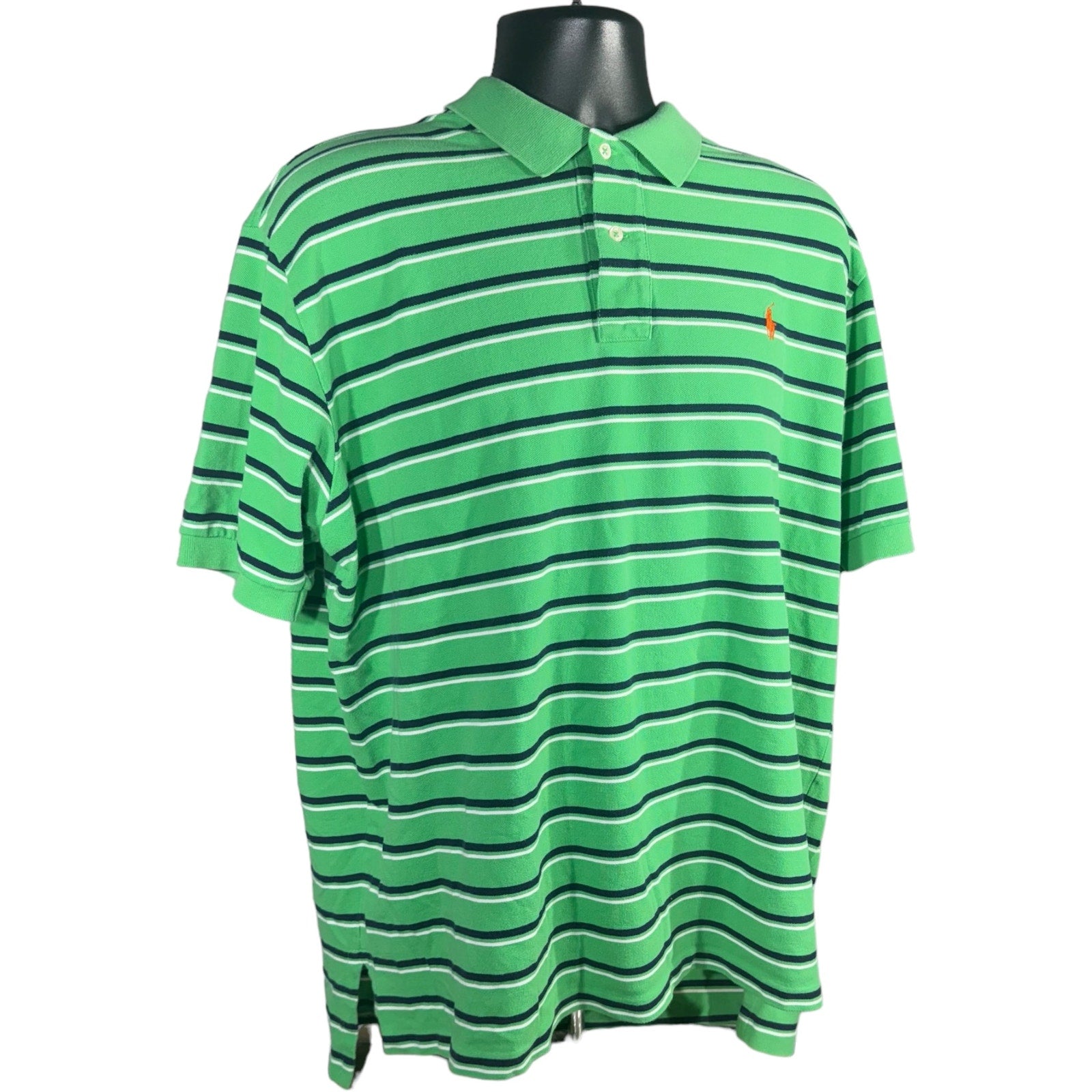 Collection of Polo Ralph Lauren Striped Short Sleeve Polo in a gallery layout