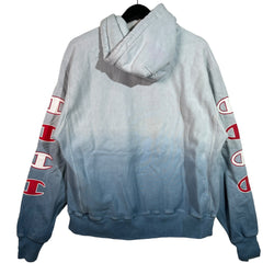 Collection of Champion Reverse Weave Logo Graphic Hoodie in a gallery layout