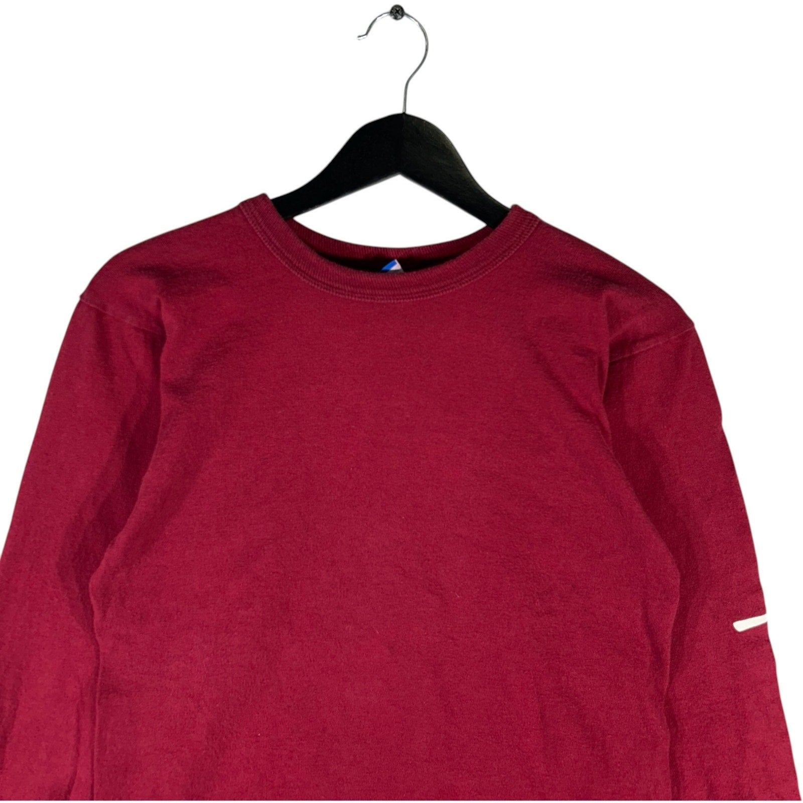 Collection of Vintage Champion Arm Logo Spell Out Long Sleeve Shirt in a gallery layout