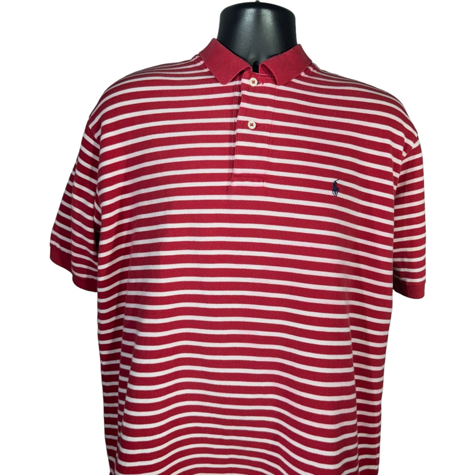 Collection of Polo Ralph Lauren Striped Short Sleeve Polo in a gallery layout