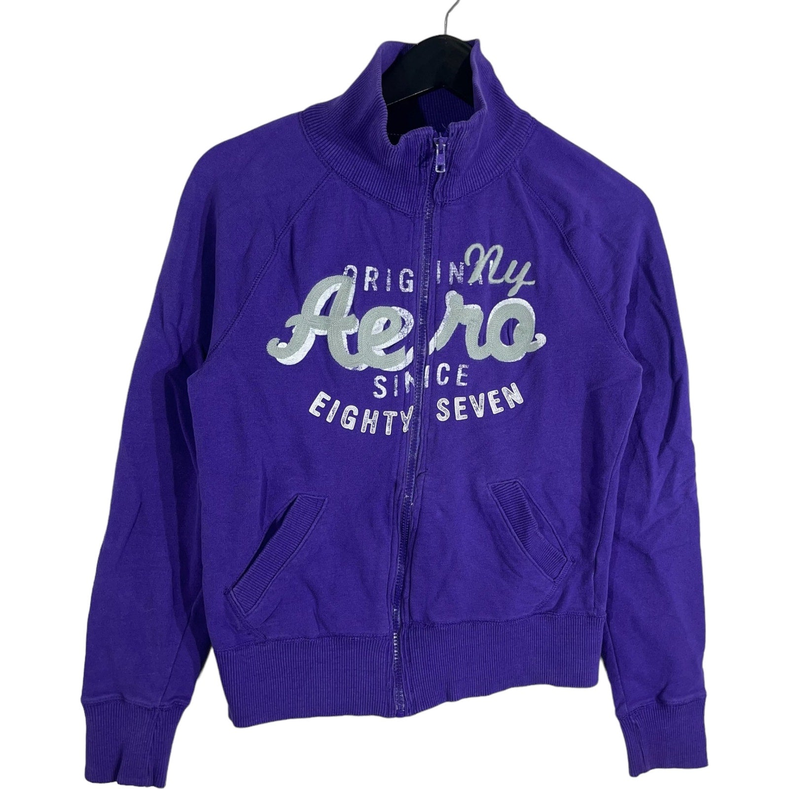 Collection of Women's Aeropostale Full Zip Light Jacket in a gallery layout