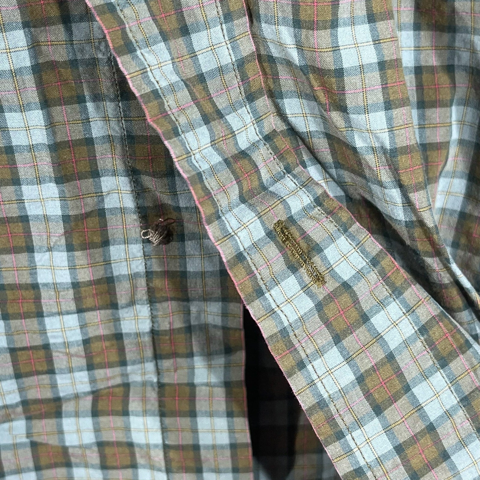 Collection of Ralph Lauren Plaid Long Sleeve Button Down in a gallery layout