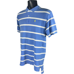 Collection of Vintage Youth Polo Ralph Lauren Striped Short Sleeve Polo in a gallery layout