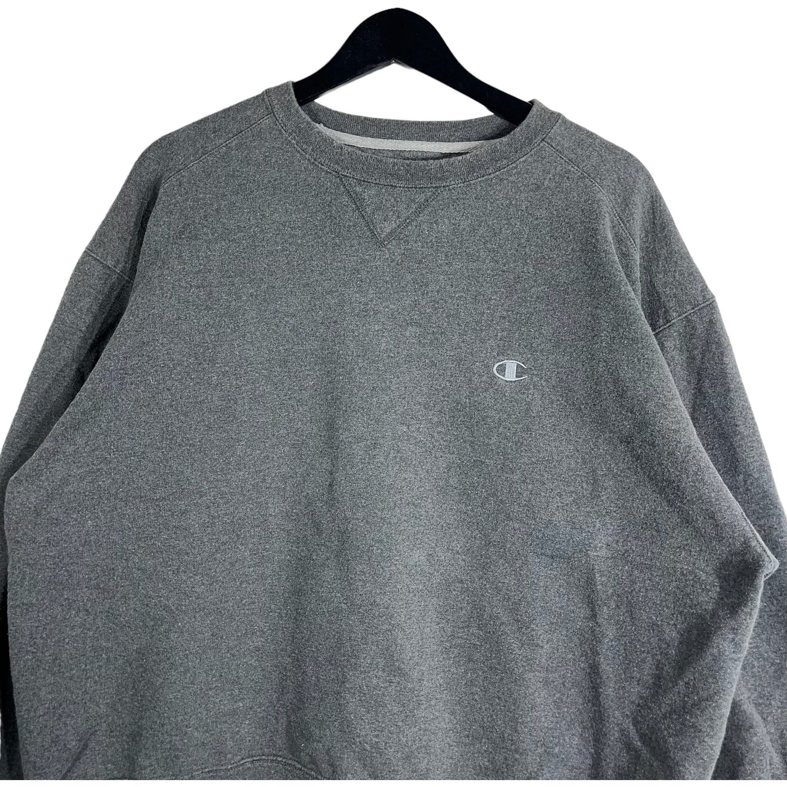 Collection of Champion Embroidered Logo Crewneck in a gallery layout