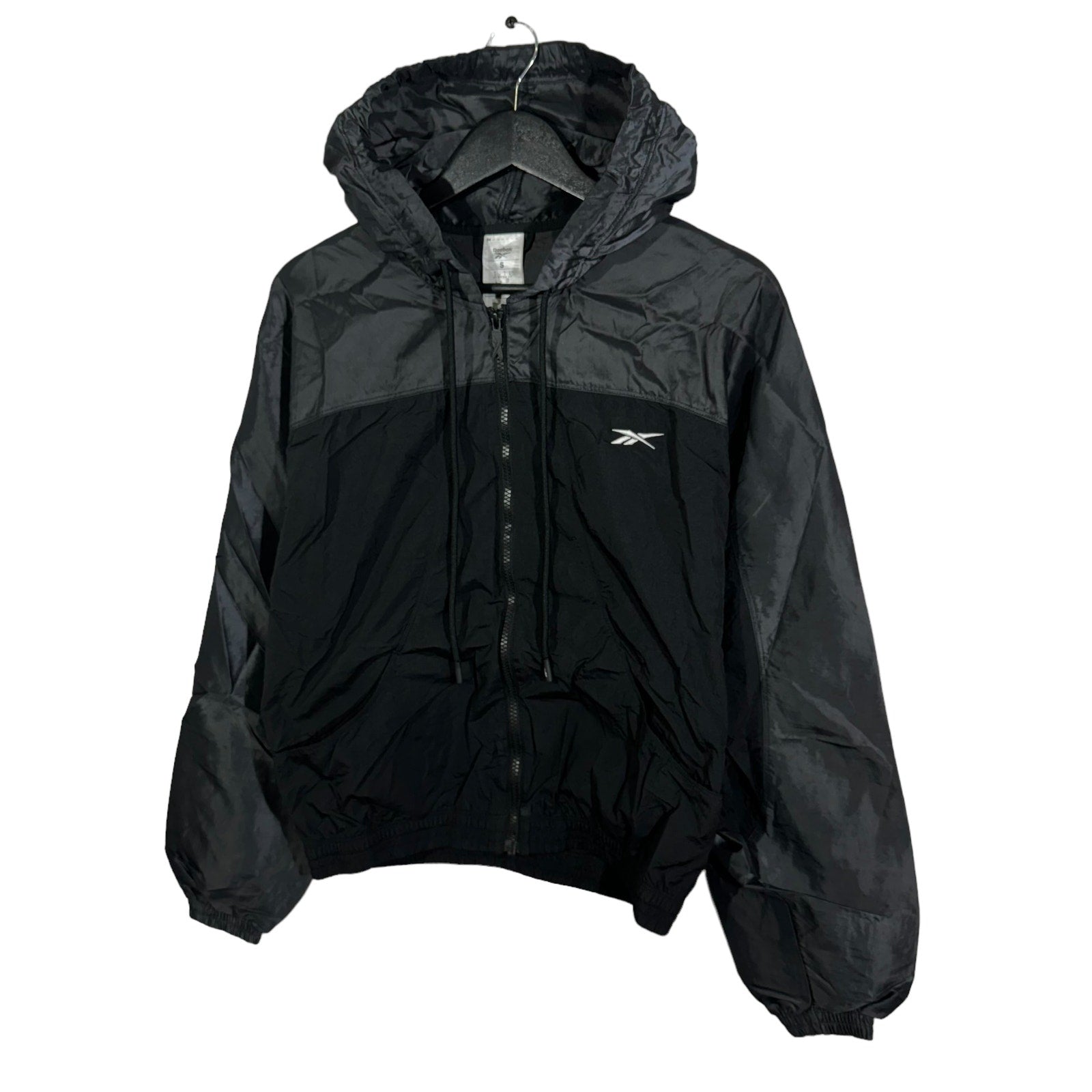 Collection of Reebok Full Zip Hooded Nylon Jacket in a gallery layout