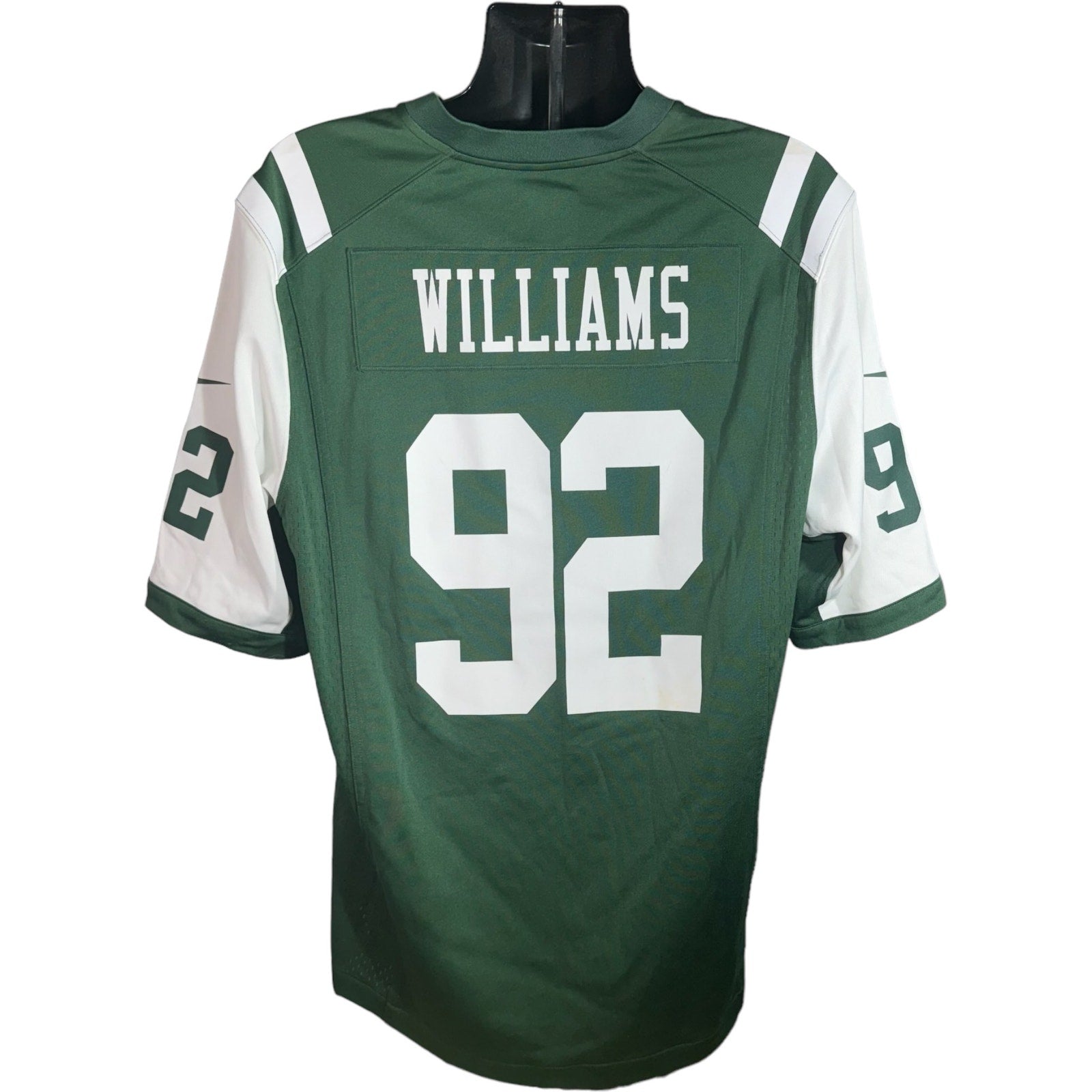 Collection of Nike NFL New York Jets Leonard Williams #92 Jersey in a gallery layout