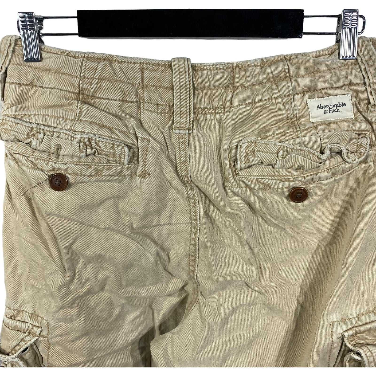 Collection of Abercrombie & Fitch Zip Fly Cargo Shorts in a gallery layout