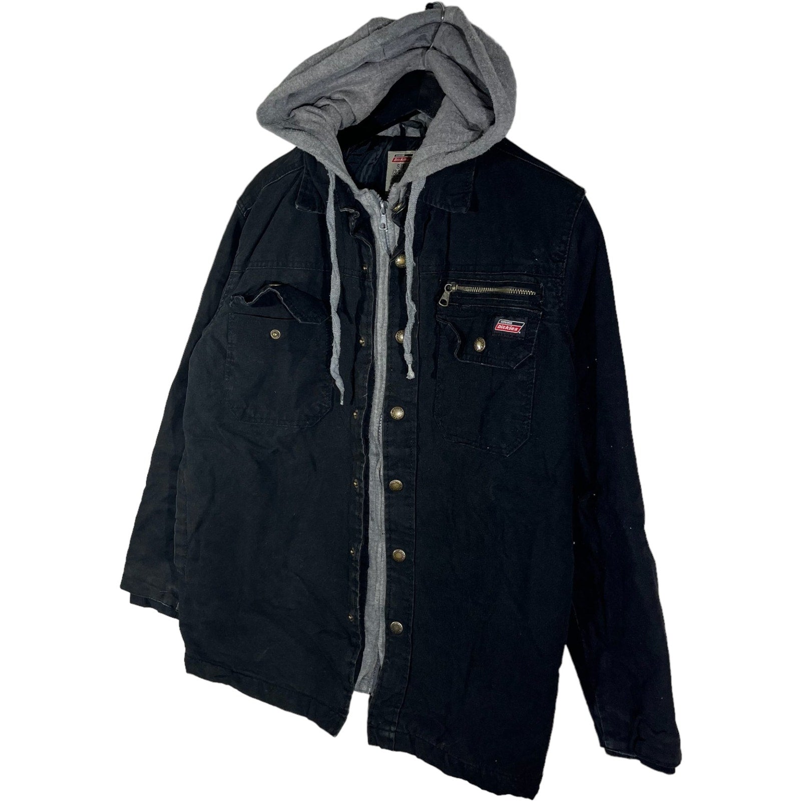 Collection of Genuine Dickies Full Zip Insulated Hooded Work Wear Jacket in a gallery layout