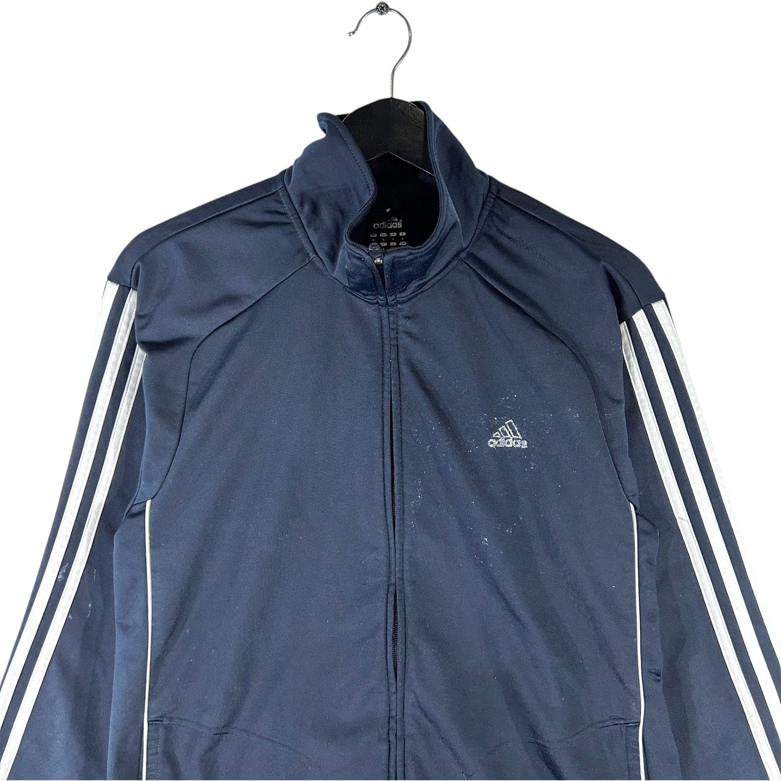 Collection of Adidas Small Logo Track Full Zip Windbreaker in a gallery layout